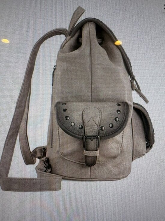 Montana West Stone Wash Backpack, Stone Wash, NWT